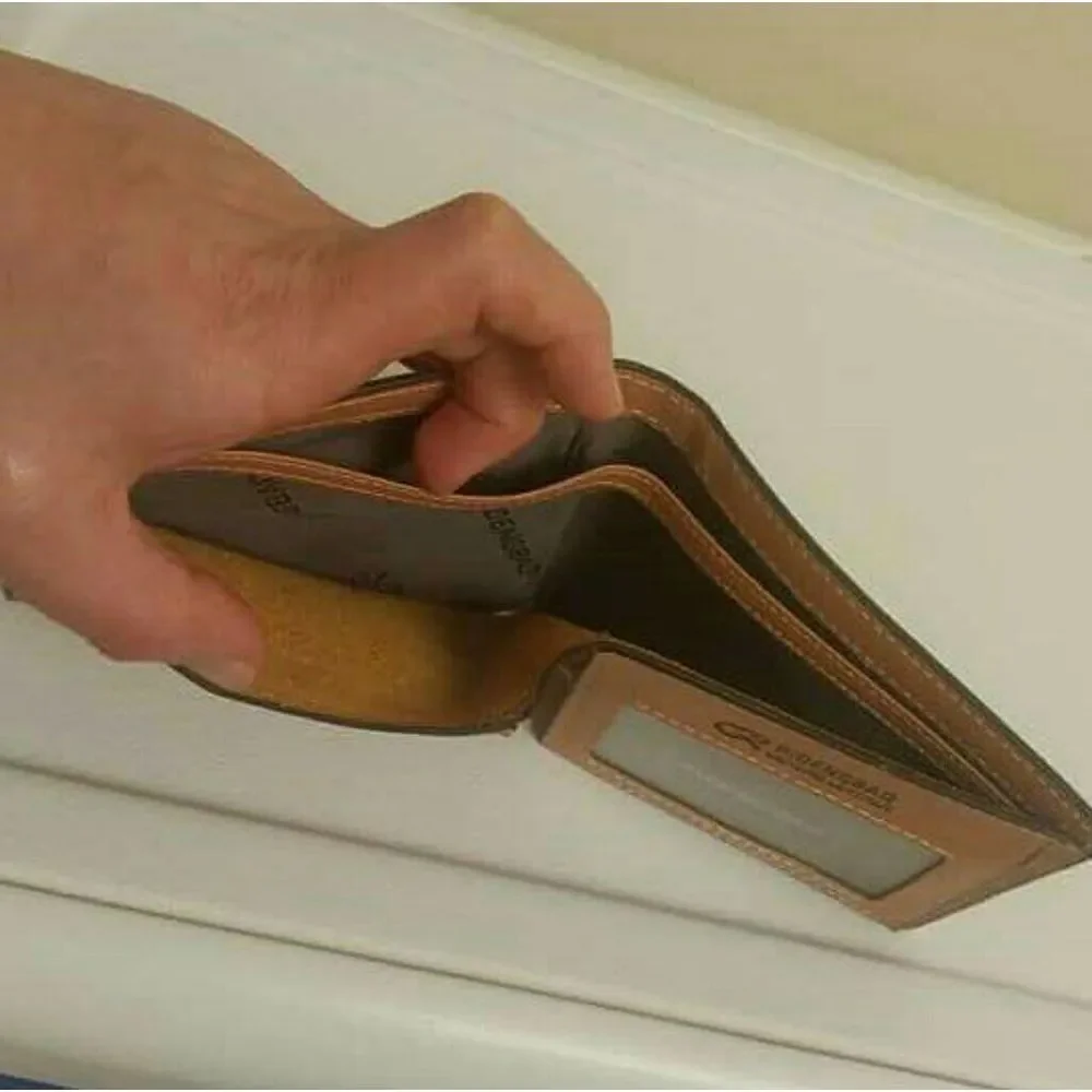 HP New men's PIDENGBAO Leather wallet